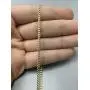 14K Solid Gold 2.5MM Curb Chain Necklace With Lobster Clasp, 16'' - 30''
