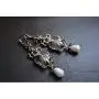 NorthStar Pearls and Jewelry Earrings Scarab Bug Beetle Dangle Drop Earrings Vintage Gold-tone for Adults. Skull Star Fashion Statement Victorian.