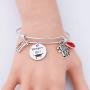 KEYCHIN American TV Show Inspired Jewelry Halloween Jewellery Vampire Girl Bracelet Narration of Classic Movies Damon Stefan Fans Keychain Movie Peripheral Jewellery