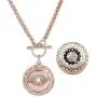 Pizazz Studios Rose Gold Snap Charm Necklace Pizazz Studios Rose Gold Snap Charm Necklace