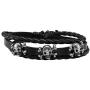 JJDreams 6-10 Pcs Leather Bracelets Set for Women Men Braided Wooden Beads Wrap Cuff Cord Adjustable