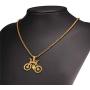 UMtrade Bicycle Jewelry Men Cycling Enthusiast Pendant Stainless Steel Bike Necklace