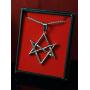 XerxesJewelry.com Unicursal Hexagram - Thelema Pentagram Stainless 316L - 1.5 inch