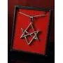 XerxesJewelry.com Unicursal Hexagram - Thelema Pentagram Stainless 316L - 1.5 inch