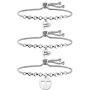 PENQI Mother Daughter Bracelet Set of 2 3 Sisters Mother Daughters Bracelet Gift Mother’s Day Jewelry Mom Adjustable Bracelet Gift for Women Girls