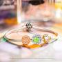 NINAQUEEN St. Patricks Day Decorations Lucky Clover for Mom 925 Sterling Silver Heart Shape Clovers Beads Great for Necklace Jewelry, Lucky Charms with Exquisite Package