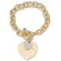 Ouran Women’s Charm Bracelet,Heart Pendant Bracelet Girls Silver Link Chain Bracelet with Crystal Ouran Women’s Charm Bracelet,Heart Pendant Bracelet Girls Silver Link Chain Bracelet with Crystal