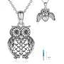 ONEFINITY Sterling Silver Always in My Heart Owl Urn Necklace for Ashes Owl Cremation Jewelry for Ashes of Loved Ones Keepsake Jewelry ONEFINITY Sterling Silver Always in My Heart Owl Urn Necklace for Ashes Owl Cremation Jewelry for Ashes of Loved Ones Keepsake Jewelry