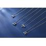 Zealmer Women White Gold Plated Pendant 12 Zodiac Necklace