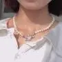 DADFA Vivienne Westwood Pearl Saturn Necklace Gold Silver Rhinestone Planet Crystal Necklace with Special Box for Women and Girls DADFA Vivienne Westwood Pearl Saturn Necklace Gold Silver Rhinestone Planet Crystal Necklace with Special Box for Women and Girls