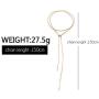 Jovono Gold Fashion Multilayered Long Choker Necklaces Rhinestone Jewelry Necklace Chains for Women and Girls