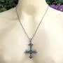 Gothic Jewelry Upside down inverted St Peter Cross Black Punk Rock Biker Heavy-Metal Fashion Satanic Protection Amulet Pewter Mens pendant necklace Charm for men women unisex w Silver Ball Chain Gothic Jewelry Upside down inverted St Peter Cross Black Punk Rock Biker Heavy-Metal Fashion Satanic Protection Amulet Pewter Mens pendant necklace Charm for men women unisex w Silver Ball Chain