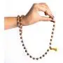 Wonder Care Authentic Rudraksh Mala-5face- Genuine Himalayan Rudraksha Seeds Religious Ornament Rosary Japa Mala Necklace - Imported from Nepal