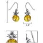 EleQueen 925 Sterling Silver Pineapple Dangle Earrings Hypoallergenic Jewelry for Women Girls