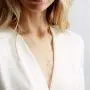 SHERLOVE Gold/Silver Crescent/Full/Circle Moon Pendant Necklace, Real Gold/Sterling Silver Plated Moon Necklaces for Women Girls Simple Necklace Boho Jewelry Moms Gift