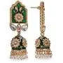 IndoTribe Meenakari Earrings For Women And Girls Bollywood Ethnic Traditional Jhumka Earrings For Women Traditional Jhumkas Indian Jewelry Dangle Earrings IndoTribe Meenakari Earrings For Women And Girls Bollywood Ethnic Traditional Jhumka Earrings For Women Traditional Jhumkas Indian Jewelry Dangle Earrings