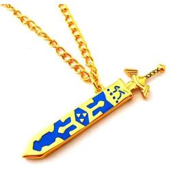 HBSWUI TV Movies Show Original Design Quality Anime Cosplay Jewelry Cartoons Legend Zelda Sword pendant Necklace Gifts for Men Woman