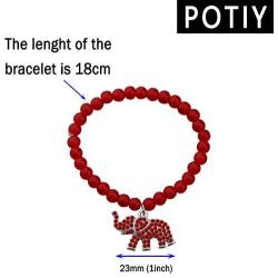 POTIY DST Gift DST Sorority Jewelry Pearl Bracelet with Crystal DST Bracelet for Women Girls