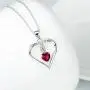 YFN Heart Necklace Sterling Silver Cubic Zirconia Pendant for Women Mothers Day Jewelry Gifts YFN Heart Necklace Sterling Silver Cubic Zirconia Pendant for Women Mothers Day Jewelry Gifts