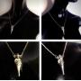Sakytal Felix Felicis Necklace Liquid Luck Potion Bottle Necklace Movie Sweater Necklace Gift for Women and Teen Girls (Bronze)
