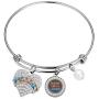 WSNANG Autism Awareness Jewelry Autistic Encouragement Gift Autism Mom/Aunt/Nana/Sister Wire Bangle with Teach Love Autism Charm Jewelry