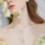 JZMSJF 925 Sterling Silver Lucky Horse Stirrup Y Chain Lariat Necklace Horse Gift Jewelry for Women Girls