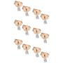 Udalyn 6-12 Pairs Tiny 2mm Stainless Steel Stud Earrings For Mens Womens CZ Round Ball Earrings Set