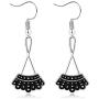 Sloong 925 sterling silver filled RBG Dissent Collar Dangle Earrings Drop Charms Earrings Jewelry for Women Fans of Ruth Bader Ginsburg