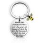 Eigso Bee Charm Keychain Perhaps The Bee is More Honored Because of What She Does for Others Appreciation Gift for Employee Teacher