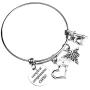 ecobuty LPN Gift Licensed Practitioner Nurse Bracelet Nursing Appreciation Gift LPN Graduation Gift for Nurse Jewelry