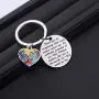 ENSIANTH Autism Teacher Keychain Autism Teacher Gift Autism Jewelry Gift Autism Teacher Appreciation Gift