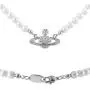 ytchmibb White Pearl Bead Necklaces Crystal Rhinestone Saturn Planet Necklace (Silver) ytchmibb White Pearl Bead Necklaces Crystal Rhinestone Saturn Planet Necklace (Silver)