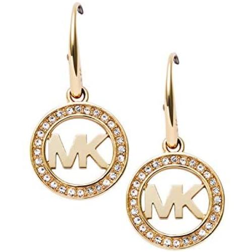 Michael Kors Stainless Steel Drop Earrings