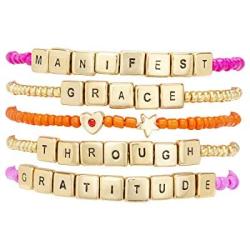 RACHEL Rachel Roy Multi Layer Stretch Bracelets for Women Fashion Jewelry