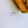 Mall of Style Disney Castle Necklace for Women - Kids Bunny Necklace - Easter Bunny Necklace for Women/Girls in Silver - Stainless Steel Jewelry - Adorable Birthday, Christmas or Easter Gift