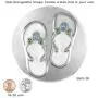 Ginger Snaps Flip Flops Charm Accessory | Interchangeable Snap Jewelry Collection | Button Charms for Necklaces & Bracelets | Standard Size | SN21-28 Ginger Snaps Flip Flops Charm Accessory | Interchangeable Snap Jewelry Collection | Button Charms for Necklaces & Bracelets | Standard Size | SN21-28