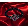 Black Lives Matter Bracelet - BLM Anti-Racism BLM Movement Bracelets Awareness Support Wristband Bracelets (Red)
