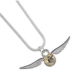 Harry Potter Official Silver Plated Quidditch Golden Snitch Necklace Pendant