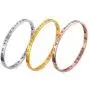 VNOX Stainless Steel Roman Numeral Bangle Bracelet Necklace Stud Earrings Women Grils Jewelry Set