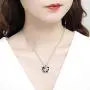 Mom Love Heart Necklace ‘I Love You Mom’ Angel Wings Ruby Red Crystals Jewelry for Mothers Day Necklace Gift for Mom Wife Women Mother in-Law, 18+2