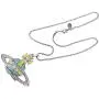 Vivienne Westwood Large blue meteor necklace with exclusive box and paper bag Vivienne Westwood Large blue meteor necklace with exclusive box and paper bag