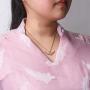 SENFAI Stainless Steel Save Narwhal Bar Necklace Custom Name Jewelry for Girls