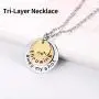 Queyuen Not Throwing Away My Shot Hamilton Musical Broadway Tri-Layer Necklace Inspiration Motivation Jewelry Theater Gift Queyuen Not Throwing Away My Shot Hamilton Musical Broadway Tri-Layer Necklace Inspiration Motivation Jewelry Theater Gift