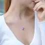 CDE Birthstone Butterfly Pendant Necklace Silver Tone/Gold Tone Necklace for Women 925 Sterling Silver Necklace Hypoallergenic Sparkling Crystals Birthday Valentines Day Jewelry Gifts for Wife Girl