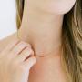 HONEYCAT Jackson Beaded Necklace in Gold, Rose Gold, or Silver | Minimalist, Delicate Jewelry