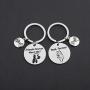 MAOFAED Friendship Gift BFF Keychain Animal Kingdom Gift Friends Forever Won’t We