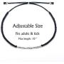Shonyin Morse Code Bracelets for 2 Matching Adjustable Bracelet Set Funny Jewelry Unique Gift for Women Men
