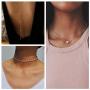 Yadoca 12 Pcs Layered Choker Chain Necklace for Women Star Tassel Moon Heart Beads Coin Pendant Boho Necklace Adjustable Jewelry Set
