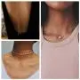 Yadoca 12 Pcs Layered Choker Chain Necklace for Women Star Tassel Moon Heart Beads Coin Pendant Boho Necklace Adjustable Jewelry Set