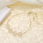 Moggan 18K Gold Plated Four Round Shape Charm Bracelet for Women
